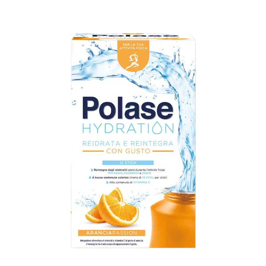 Polase Hydration Reidrata e Reintegra 12 stick gusto arancia 