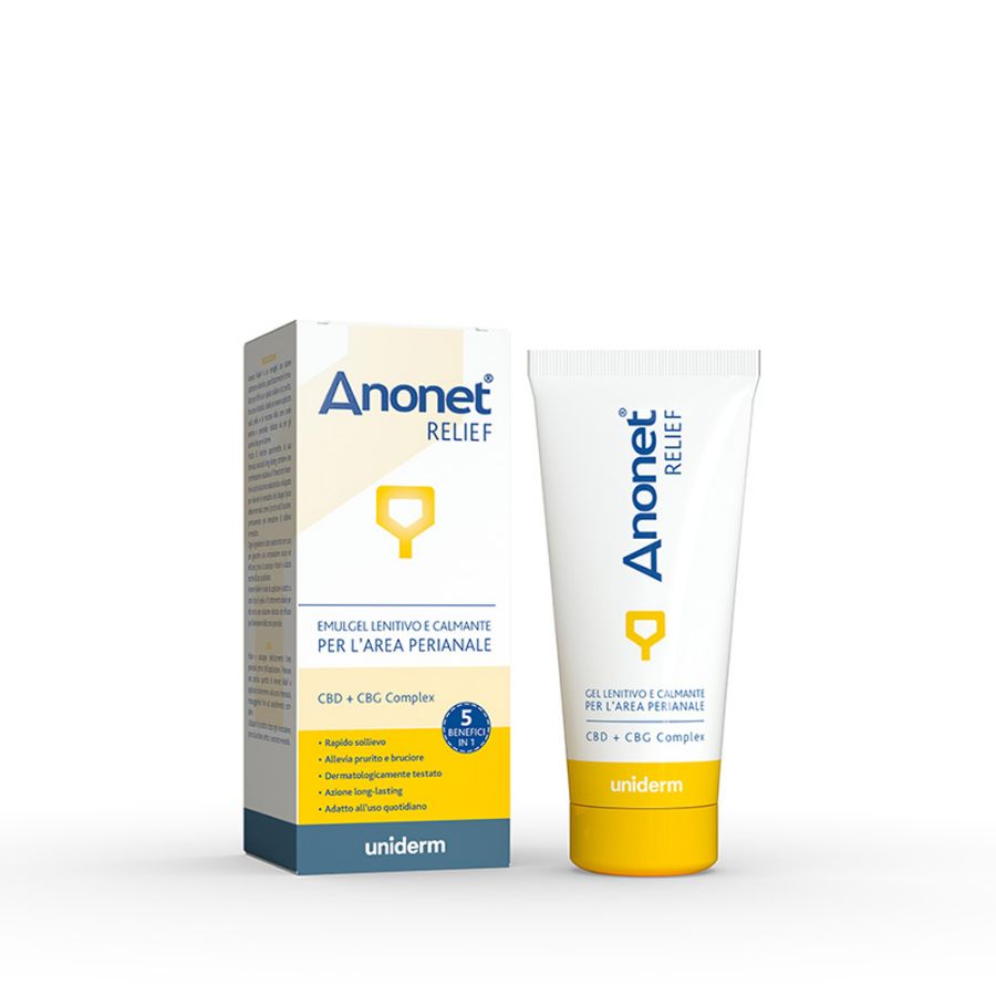 Anonet Relief Emulgel lenitivo e calmante per l'area perianale 25ml