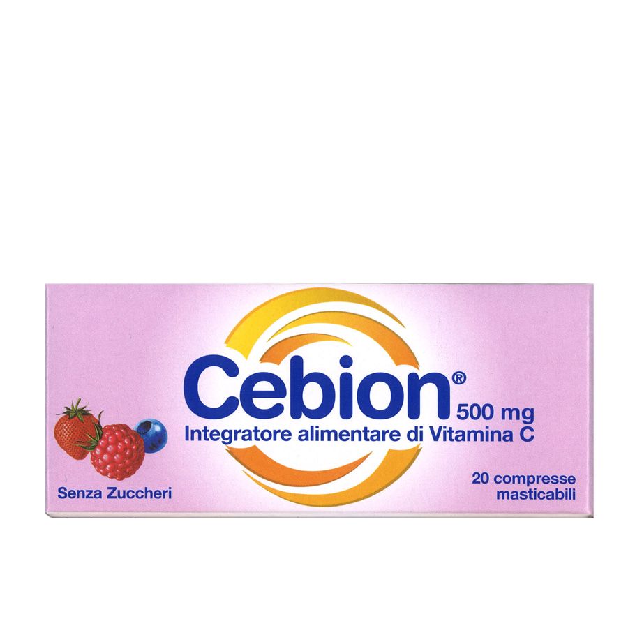 Cebion Integratore Alimentare 500mg 20 Compresse Masticabili
