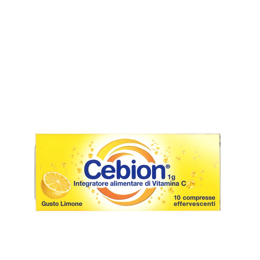 Cebion Integratore Alimentare Vitamina C Gusto Limone 10 Compresse Effervescenti