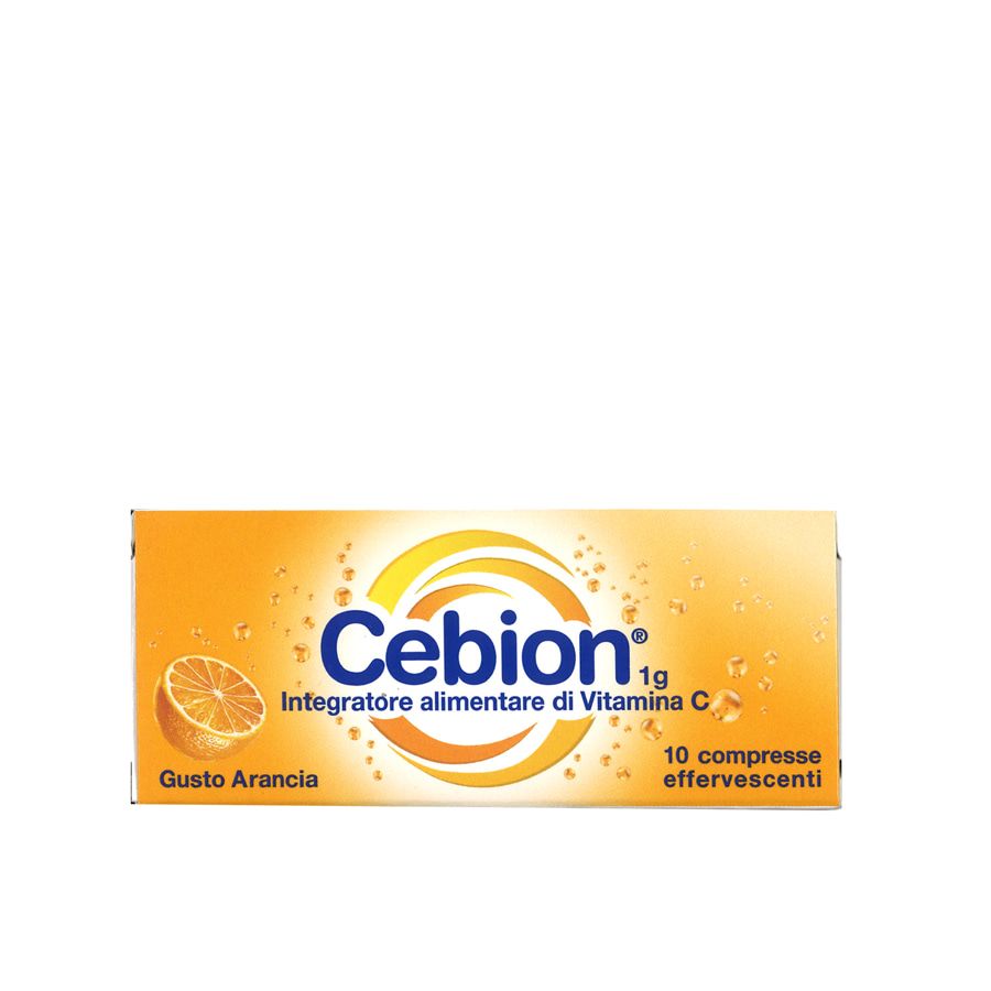 Cebion Integratore Alimentare Gusto Arancia 10 Compresse Effervescenti