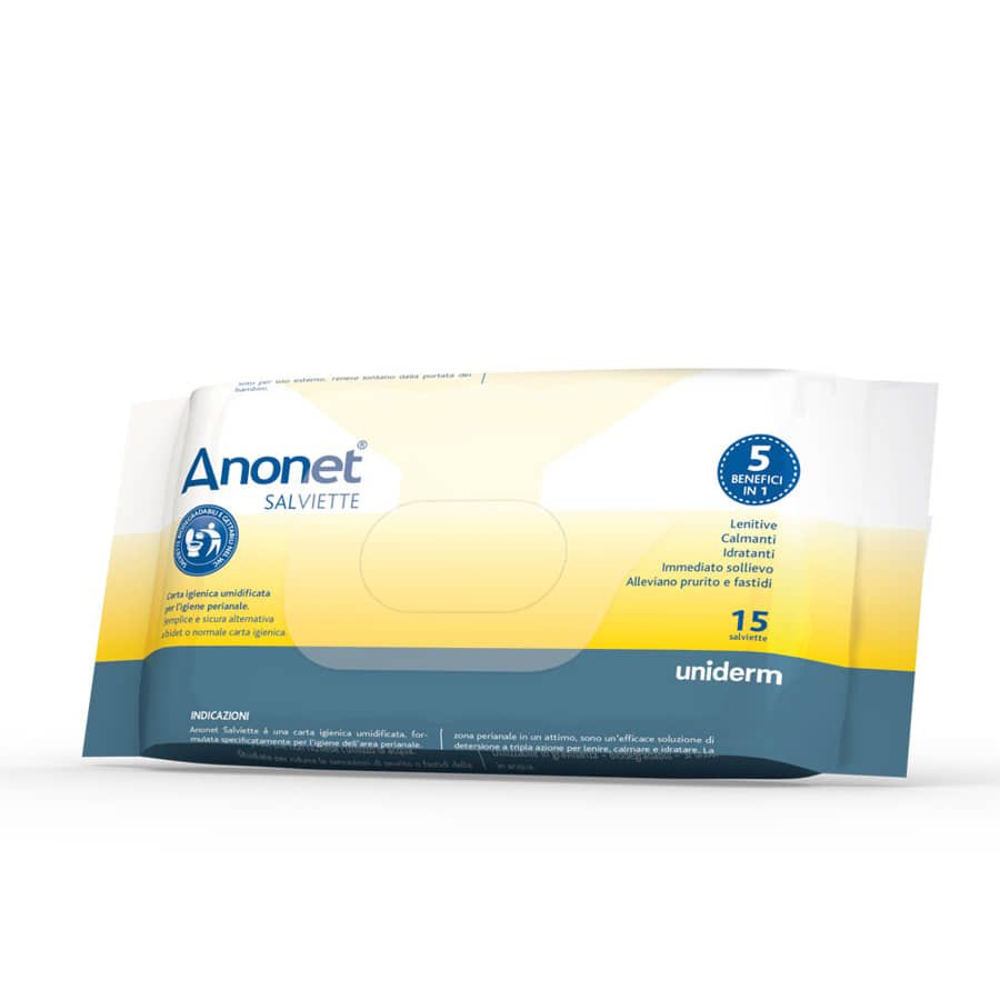Uniderm Anonet Salviette 15 pezzi