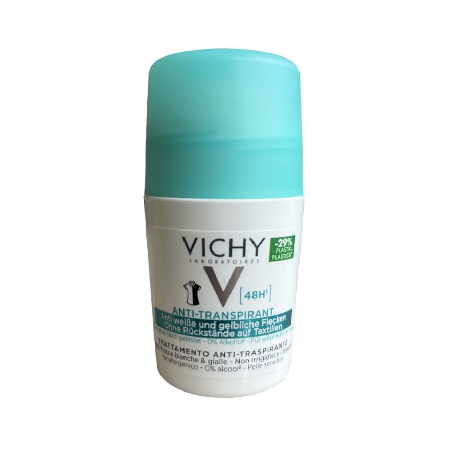 Vichy Deodorante Roll On Antitraspirante anti-macchie efficace 48h 50ml