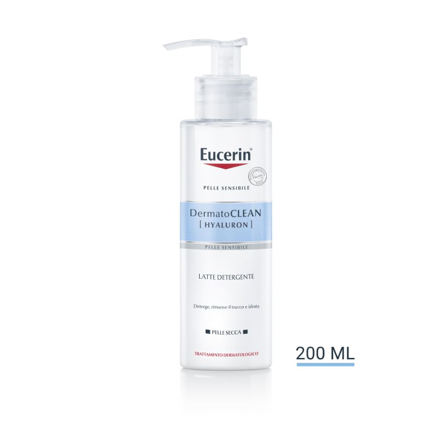 Eucerin Dermatoclean Hyaluron Latte Detergente 200ml - ZERO SPRECHI 