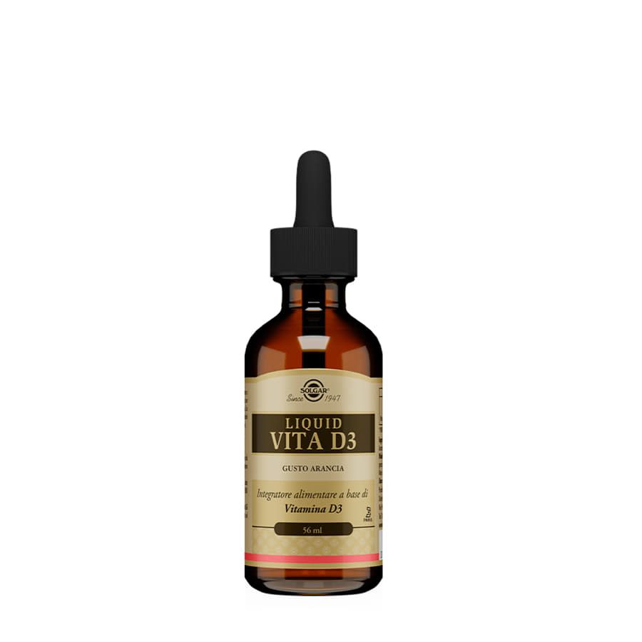 Solgar Liquid Vita D3 gusto arancia 56 ml