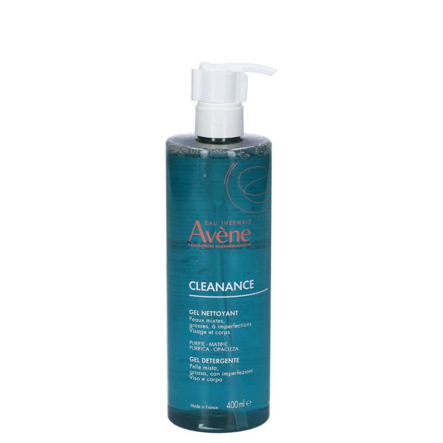 Avene Cleanance Gel Detergente Purificante Pelle Grassa 400ml