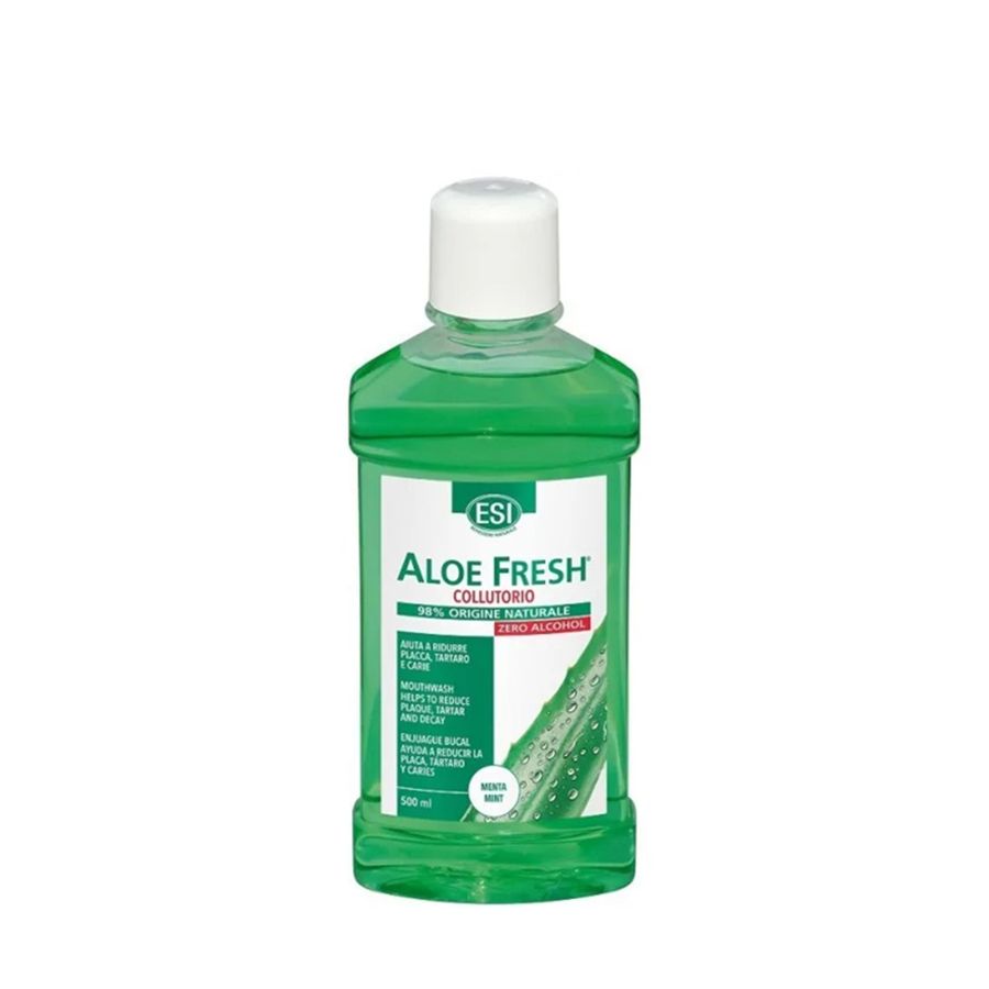 ESI Aloe Fresh Collutorio Menta 98% di origine naturale Zero alcohol 500ml