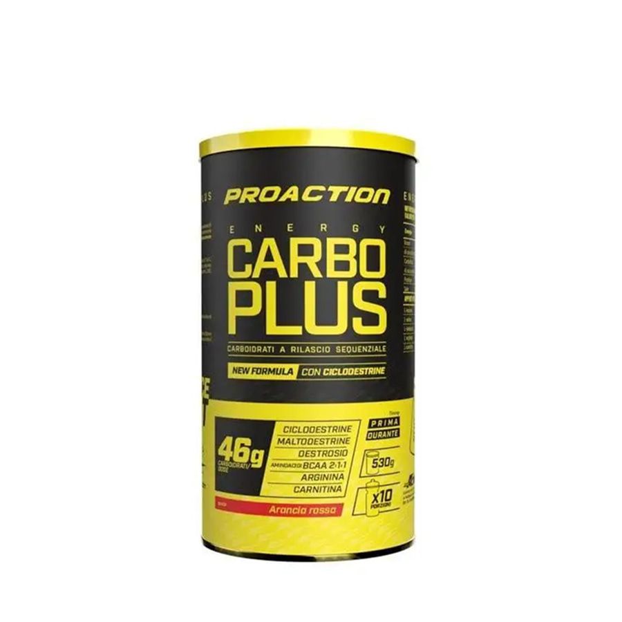 ProAction Energy Carbo Plus gusto arancia rossa 530g