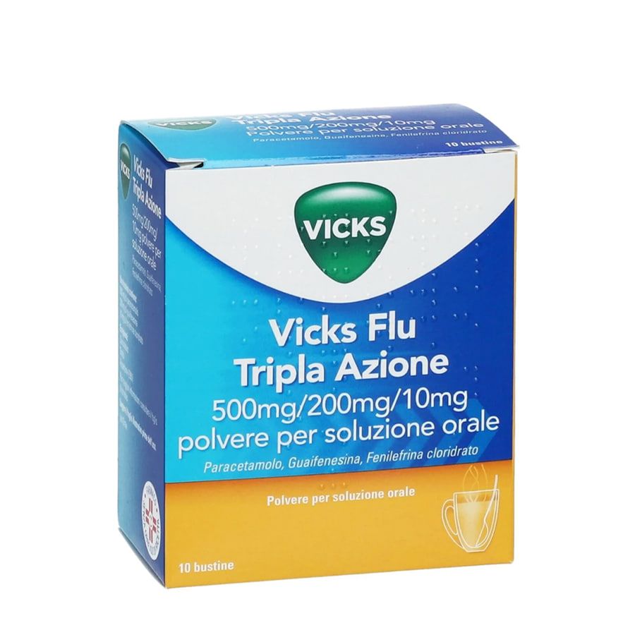 Vicks Flu Tripla Azione 10 Bustine