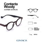 Contacta Occhiali da lettura Woody Marrone +1,00 - ZERO SPRECHI 