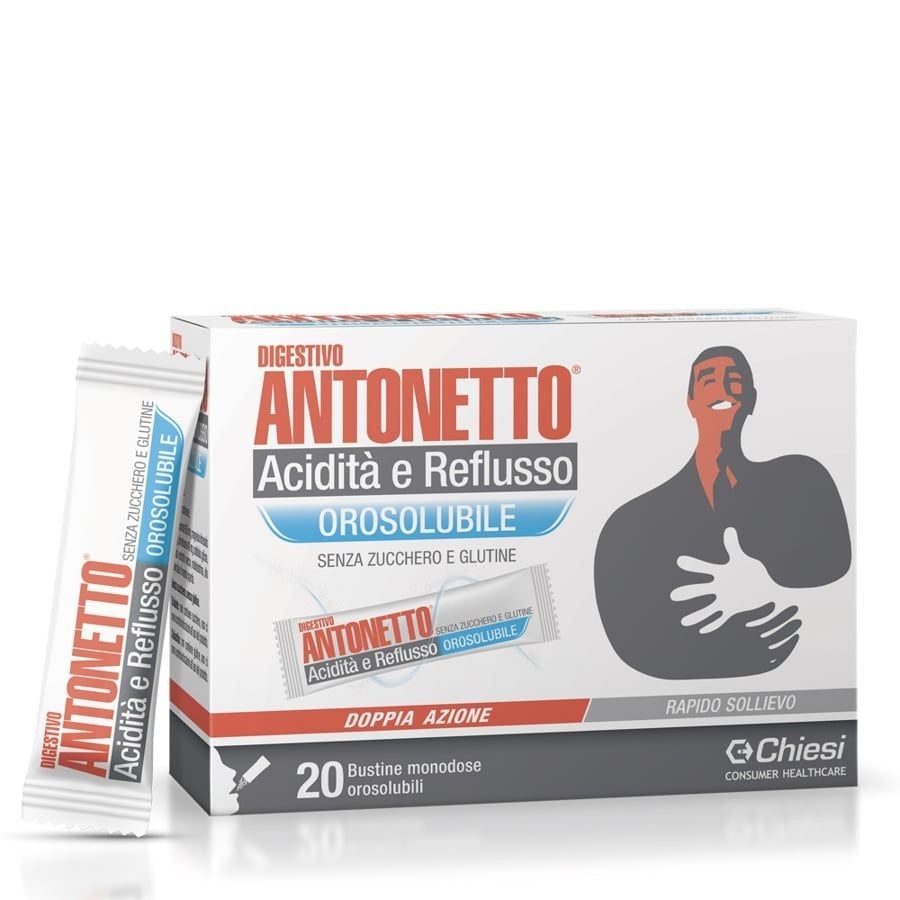 Digestivo Antonetto 20 Bustine Orosolubili - ZERO SPRECHI - scadenza 11/2025