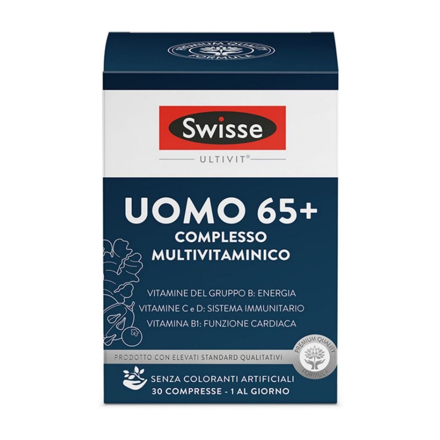 Swisse Uomo 65+ Complesso Multivitaminico 30 Compresse - ZERO SPRECHI - scadenza 6/2026