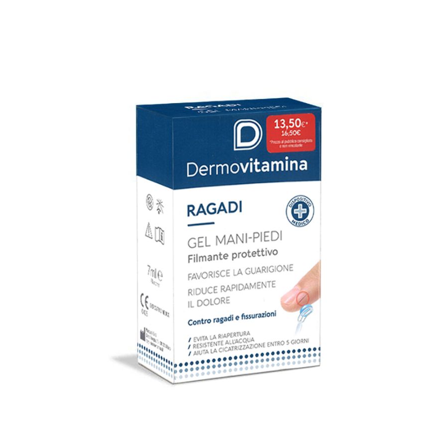 Dermovitamina Ragadi Gel Mani-Piedi Filmante Protettivo 7ml