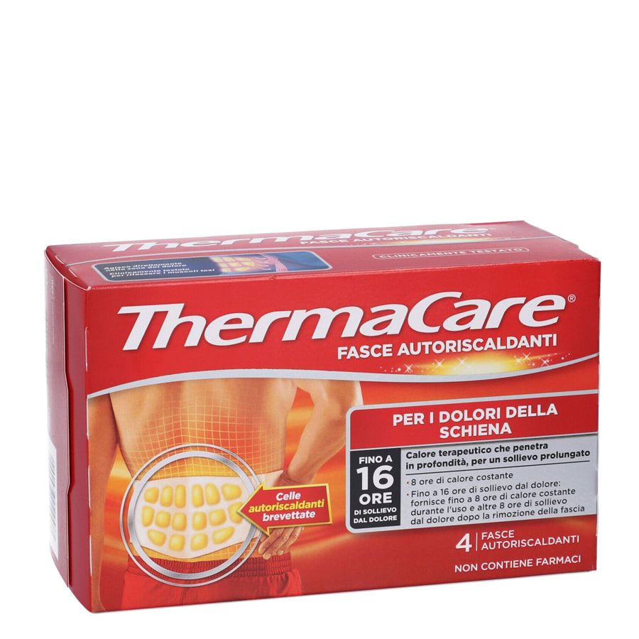 Thermacare Fasce Autoriscaldanti Schiena 4 Pezzi