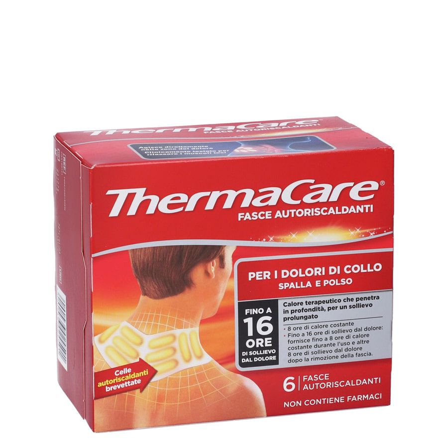 Thermacare Fasce Autoriscaldanti Collo/Spalla/Polso 6 Pezzi