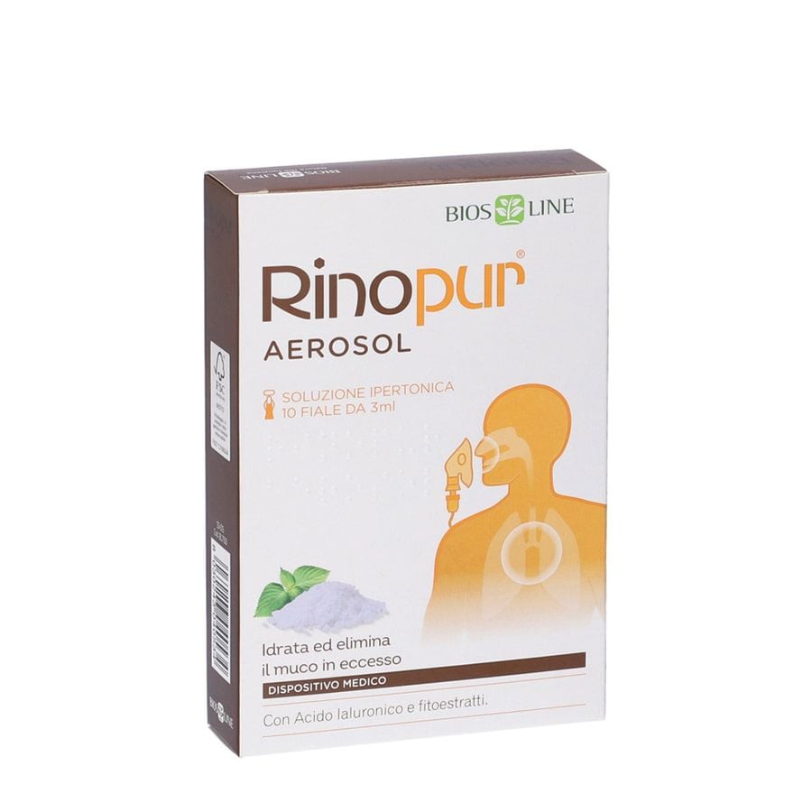 Biosline Rinopur aerosol 10 fiale monoudo da 3ml