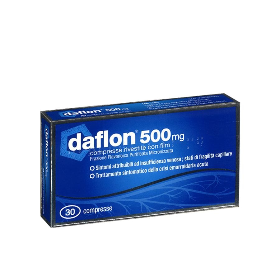 Daflon 500mg Flavonoidi Vasoprotettore 30 Compresse