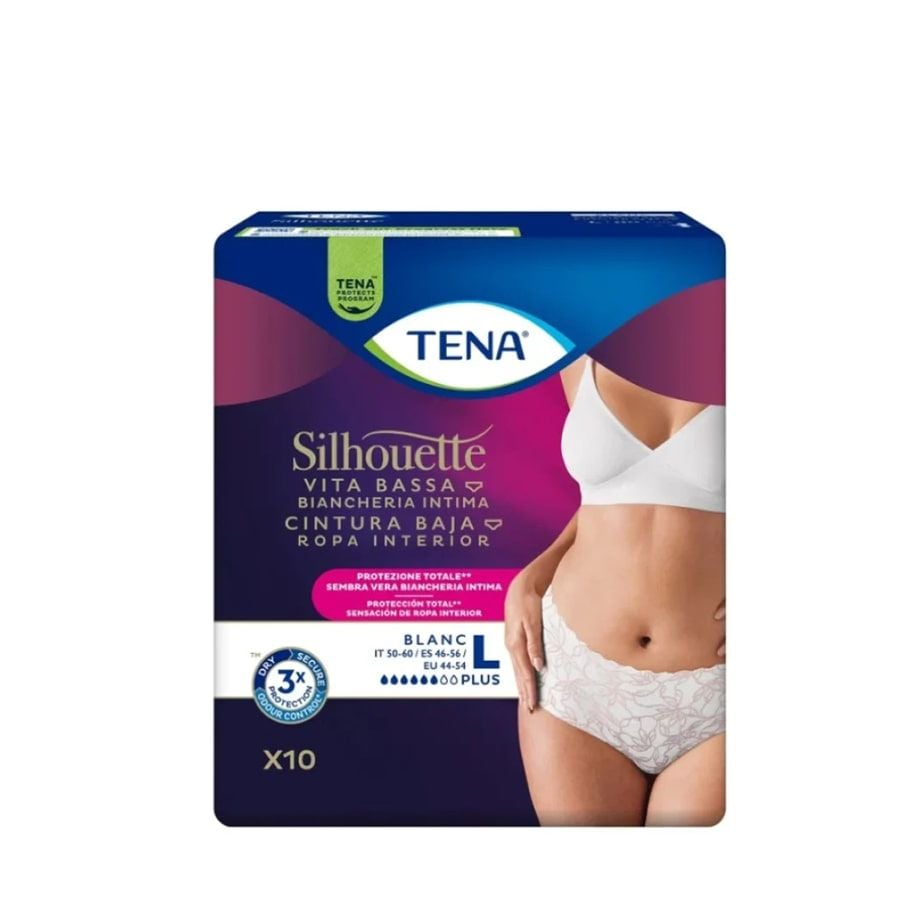 Tena silhouette vita bassa L 10 pz