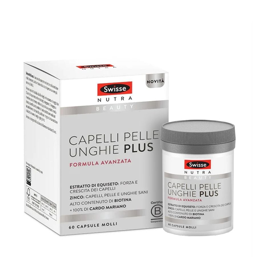Swisse Capelli Pelle Unghie Plus 60 capsule molli