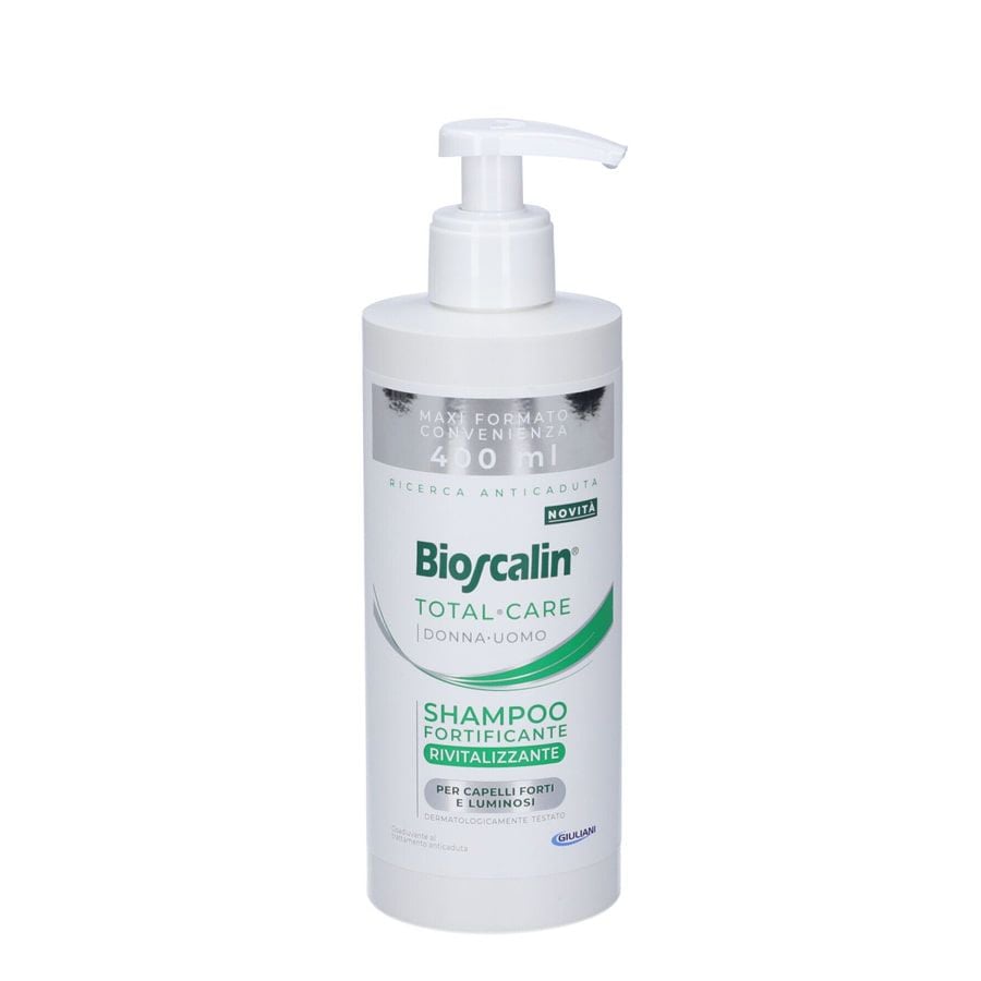 Bioscalin total care donna/uomo shampoo fortificante rivitalizzante 400ml