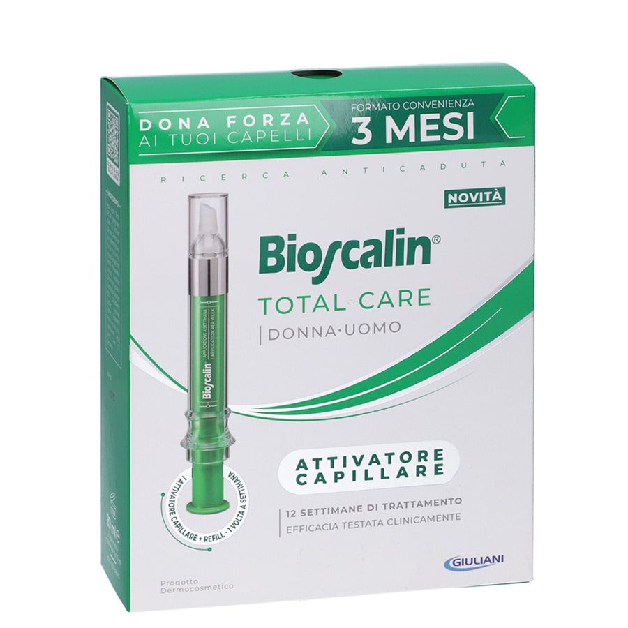 Bioscalin total care donna/uomo 1 attivatore capillare da 20ml 12 settimane di trattamento