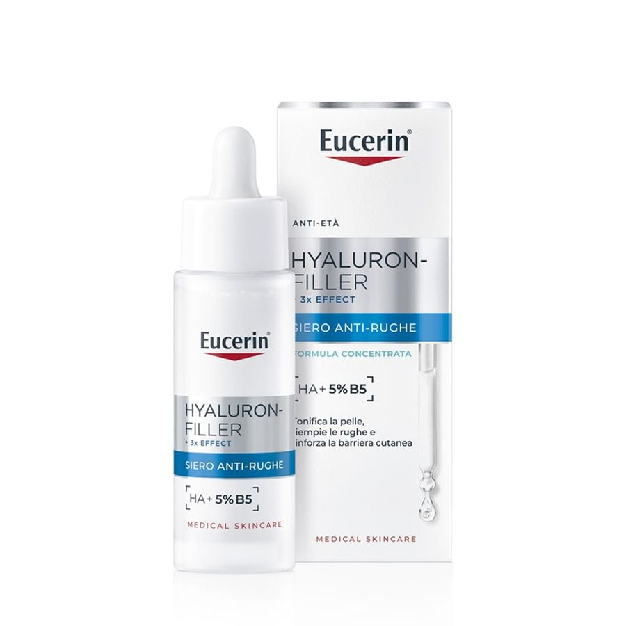Eucerin Hyaluron-Filler + 3x Effect Siero Anti-Rughe 30 ml