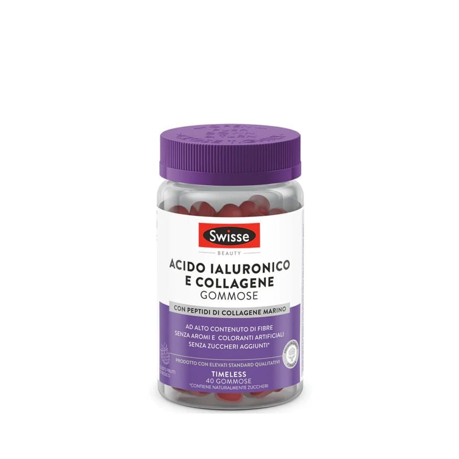 Swisse Acido Ialuronico e collagene 40 gommose