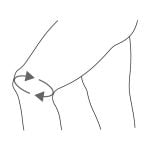 Dr. Gibaud Classic Ginocchiera Biestensiva lambswool camel Taglia 4