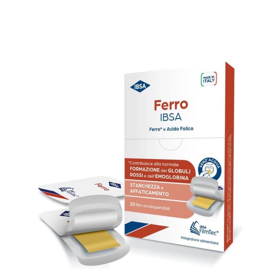 Ibsa Ferro 20 film Orodispersibili Gusto Limone