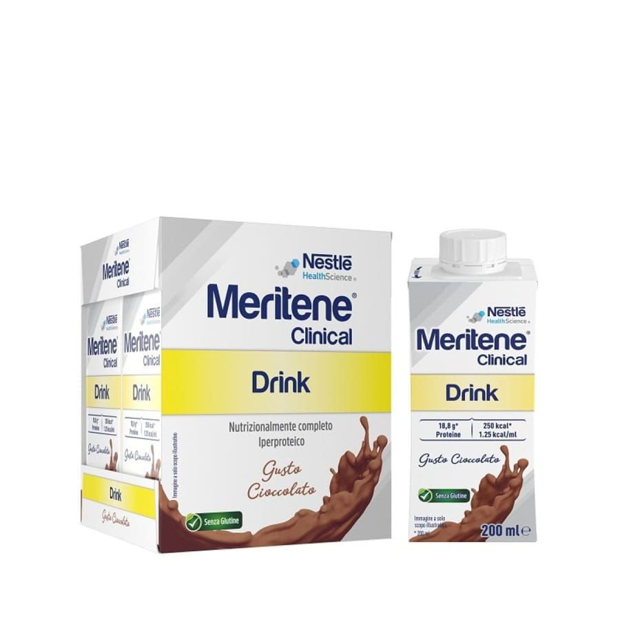 Meritene Clinical drink gusto cioccolato 4 x 200ml