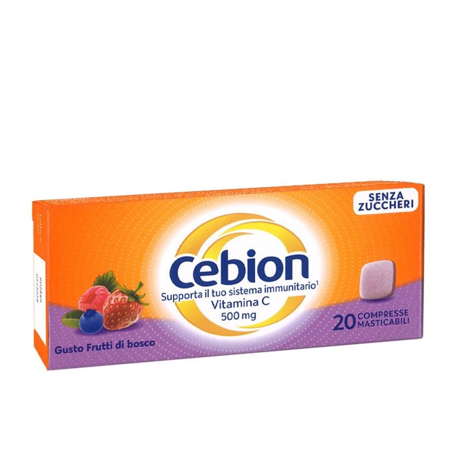 Cebion Integratore Alimentare 500mg 20 Compresse Masticabili