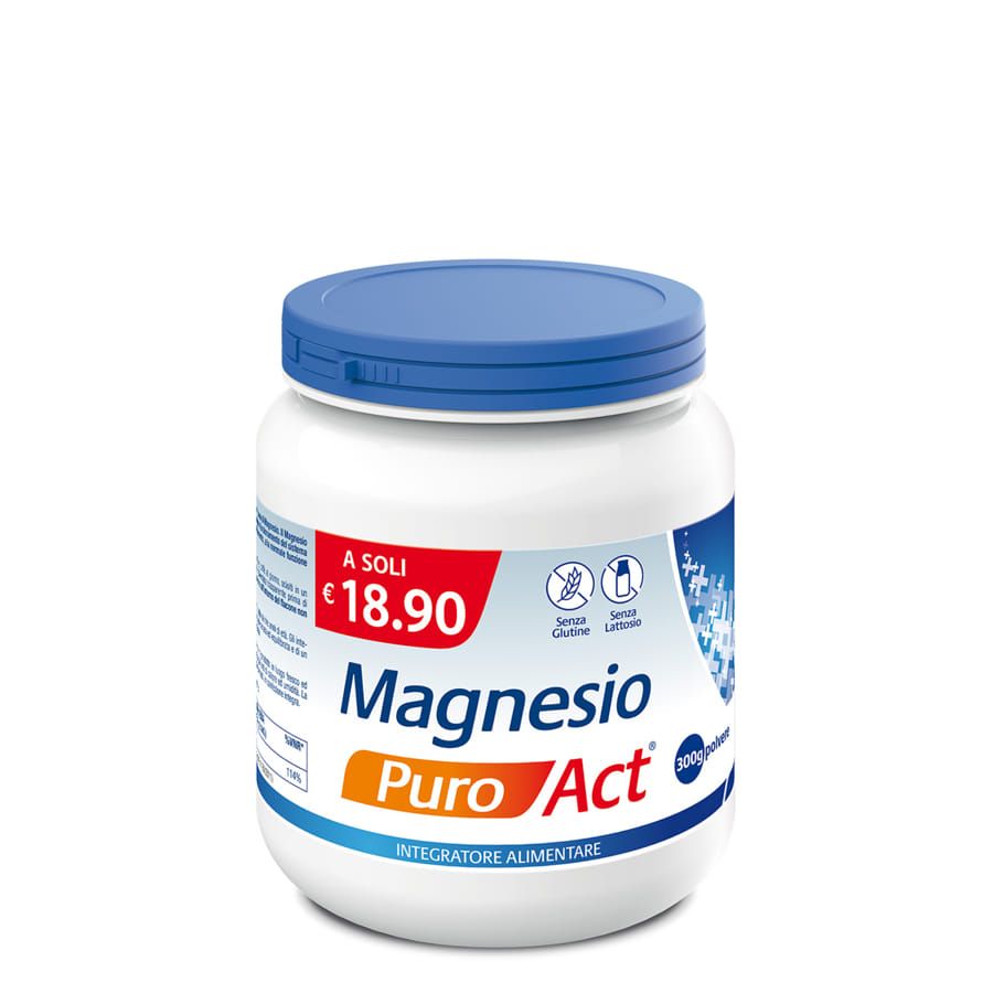 Magnesio Puro Act 300gr polvere