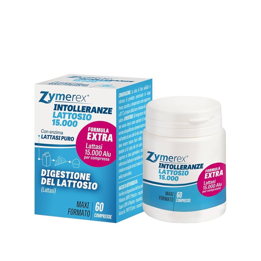 Zymerex Intolleranze Lattosio 15.000 Maxi Formato 60 compresse