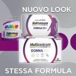 Multicentrum Donna 50+ 60 Compresse - ZERO SPRECHI - scadenza 2/2026
