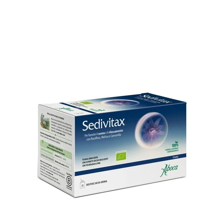 Aboca Sedivitax Tisana 20 Bustine - ZERO SPRECHI - scadenza 12/2025