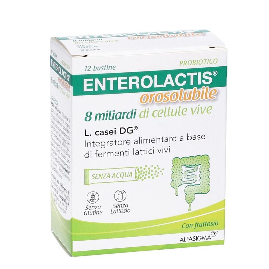 Enterolactis 8 miliardi di cellule vive 12 bustine  - ZERO SPRECHI - scadenza 30/11/2025