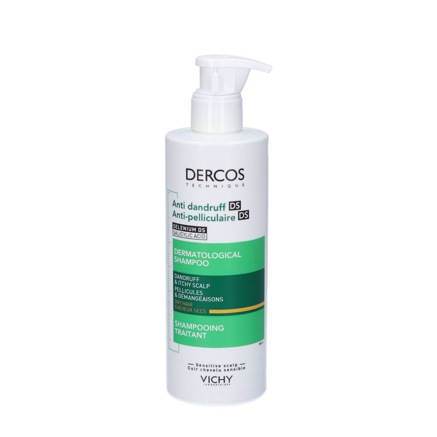 Vichy Dercos Shampoo trattante Anti Forfora DS per capelli secchi 390ml