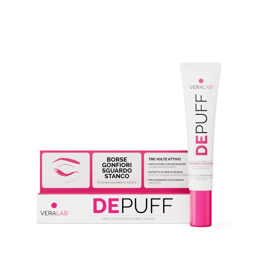 Veralab Depuff Siero Contorno Occhi Borse e Occhiaie 15ml