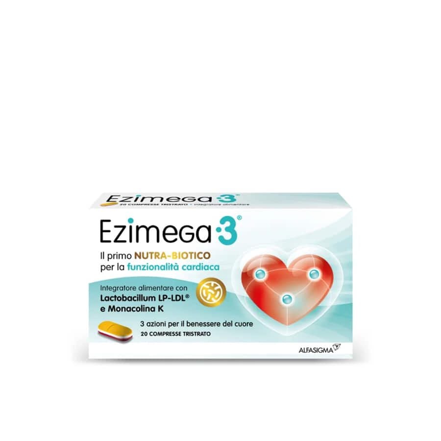 Alfasigma Ezimega3 20 compresse tristrato - ZERO SPRECHI - scadenza 2/2026