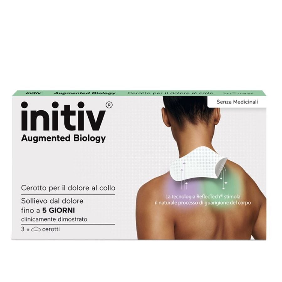 Initiv Cerotto per il dolore al collo 3 pezzi - ZERO SPRECHI - scadenza 31/1/2026