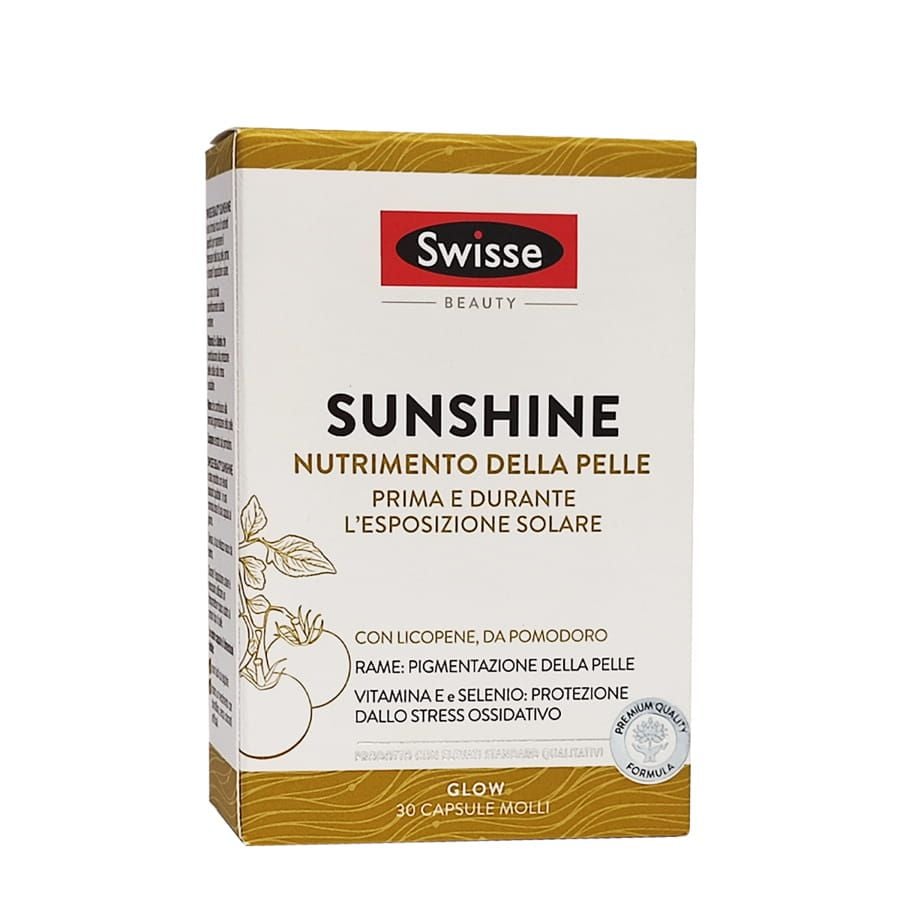 Swisse Sunshine glow 30 capsule molli - ZERO SPRECHI - scadenza 3/2026