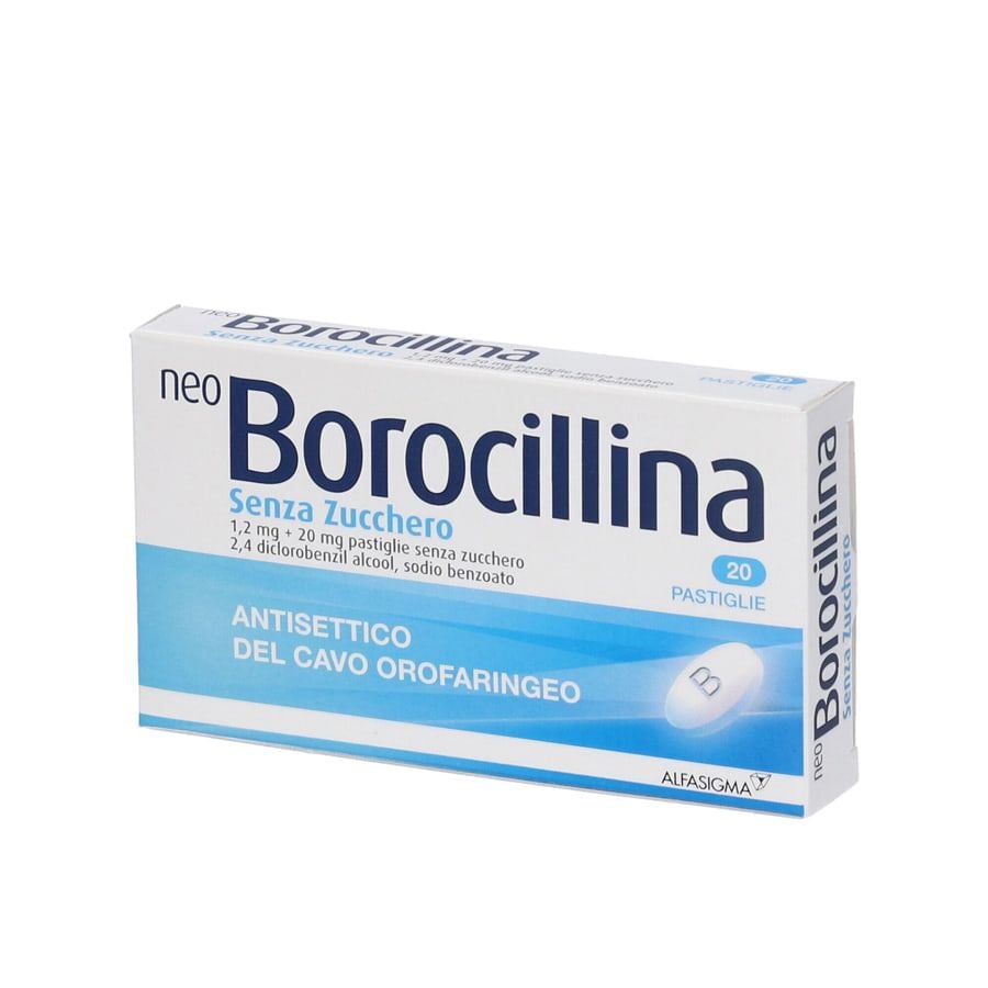NeoBorocillina Senza Zucchero 20 pastiglie