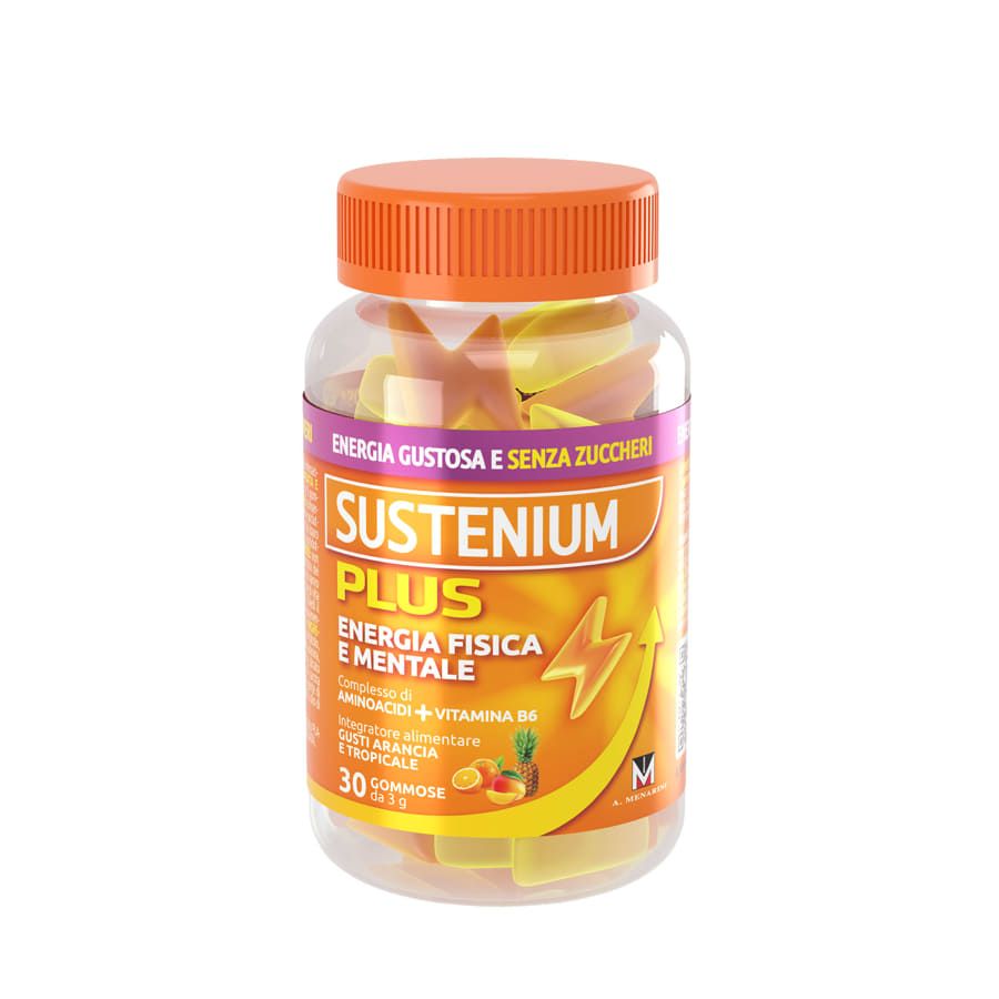 Sustenium Plus Energia Fisica e Mentale 30 gommose