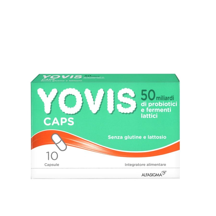 Yovis Caps 50 Miliardi di Probiotici e Fermenti Lattici 10 Capsule