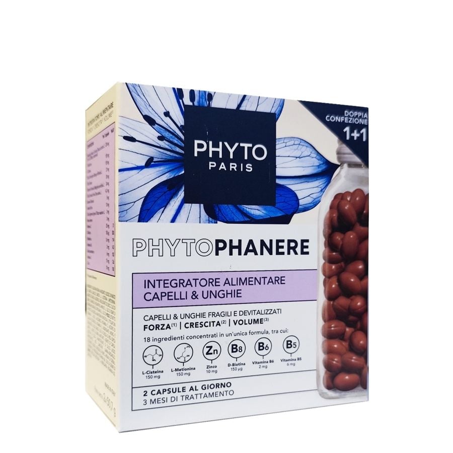 Phyto Phytophanere Integratore Alimentare Per Capelli e Unghie 180 Capsule
