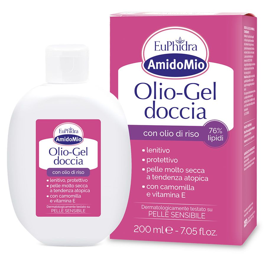 Euphidra AmidoMio Olio Gel Doccia Detergente 200ml - ZERO SPRECHI 