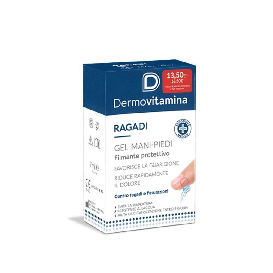 Dermovitamina Ragadi Gel Mani-Piedi Filmante Protettivo 7ml - ZERO SPRECHI 