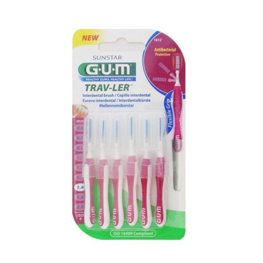 Gum TravLer 1612 Scovolino 1,4 6 Pezzi - ZERO SPRECHI 