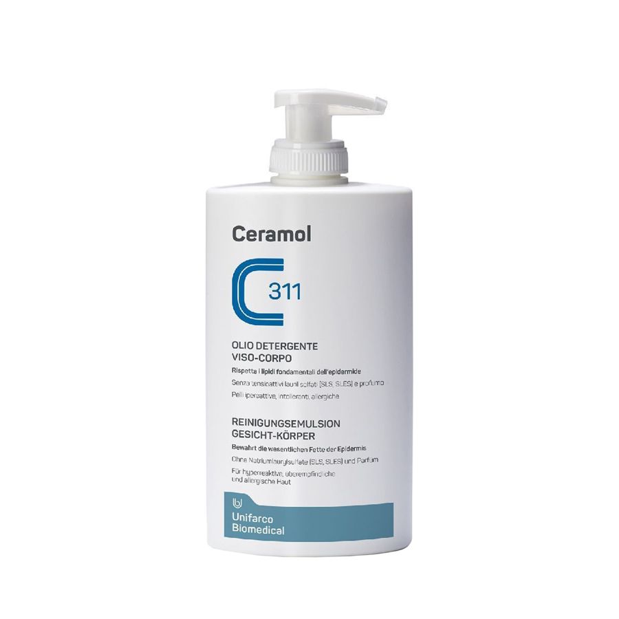 Ceramol 311 Olio Detergente Viso e Corpo 400 ml