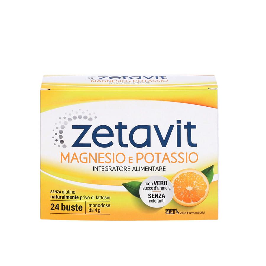Zetavit Magnesio e Potassio 24 buste monodose da 4g